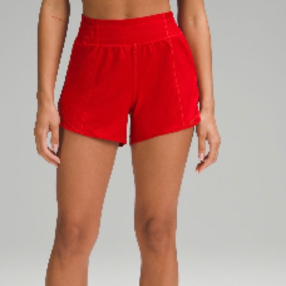 Lululemon high rise bitty hot shorts 4”